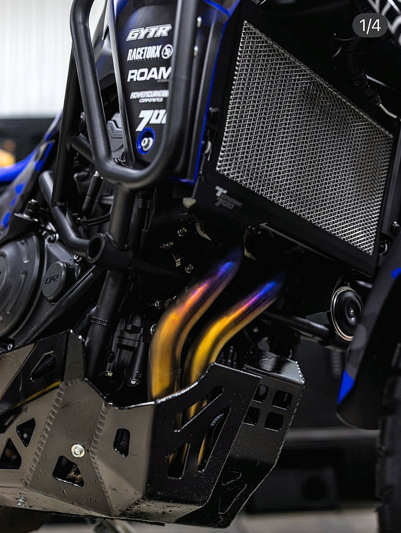Vandemon Full Titanium Exhaust System Yamaha T7 Tenere 700 Adventure 2019-2026