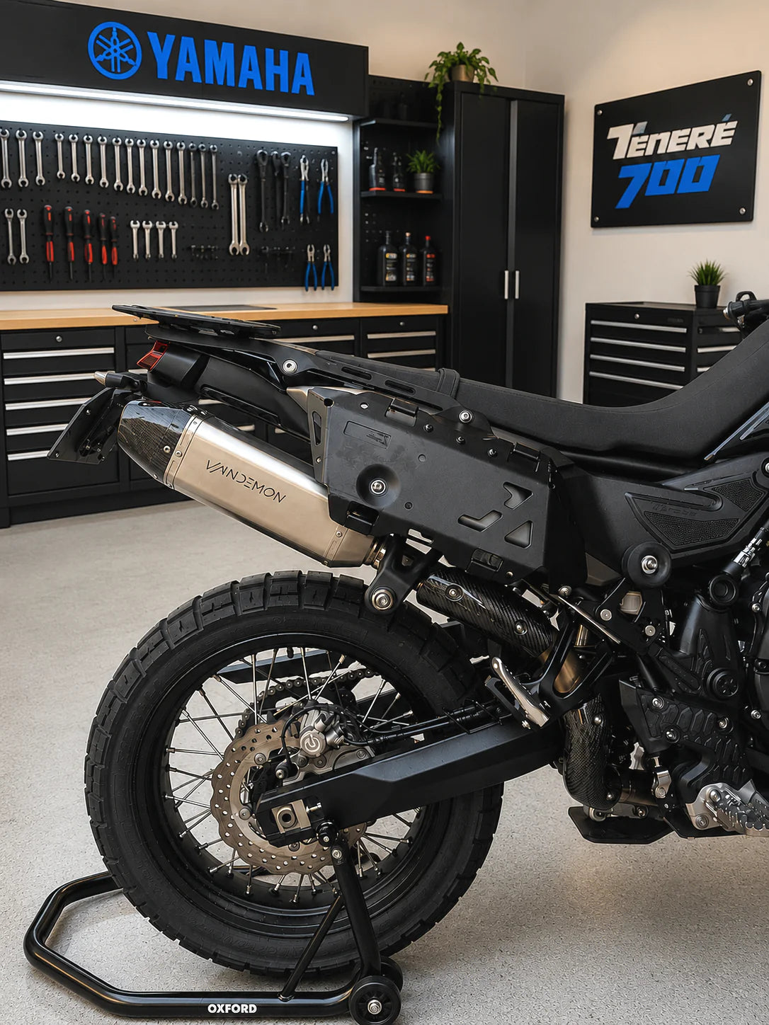 Vandemon Full Titanium Exhaust System Yamaha T7 Tenere 700 Adventure 2019-2026