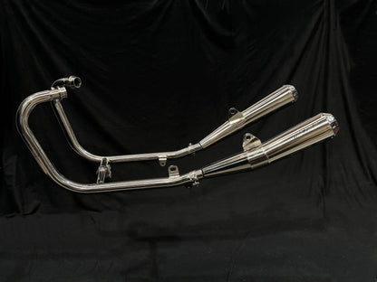Vandemon Polished Titanium Exhaust Triumph Speed Twin 1200 2019-2024