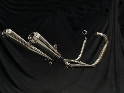 Vandemon Polished Titanium Exhaust Triumph Speed Twin 1200 2019-2024