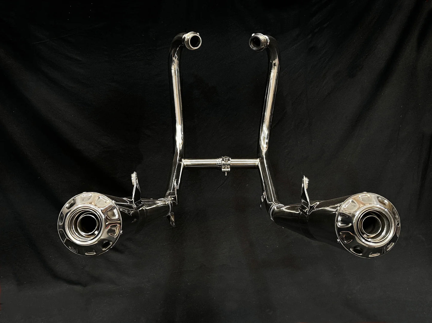 Vandemon Polished Titanium Exhaust Triumph Speed Twin 1200 2019-2024