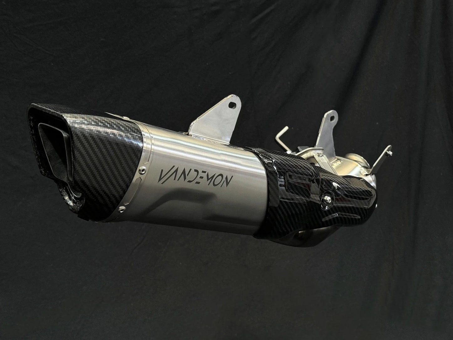 Vandemon Bimodal Titanium Stealth Slip-On Muffler Triumph Speed Triple 1200RS & RR 2021-2024