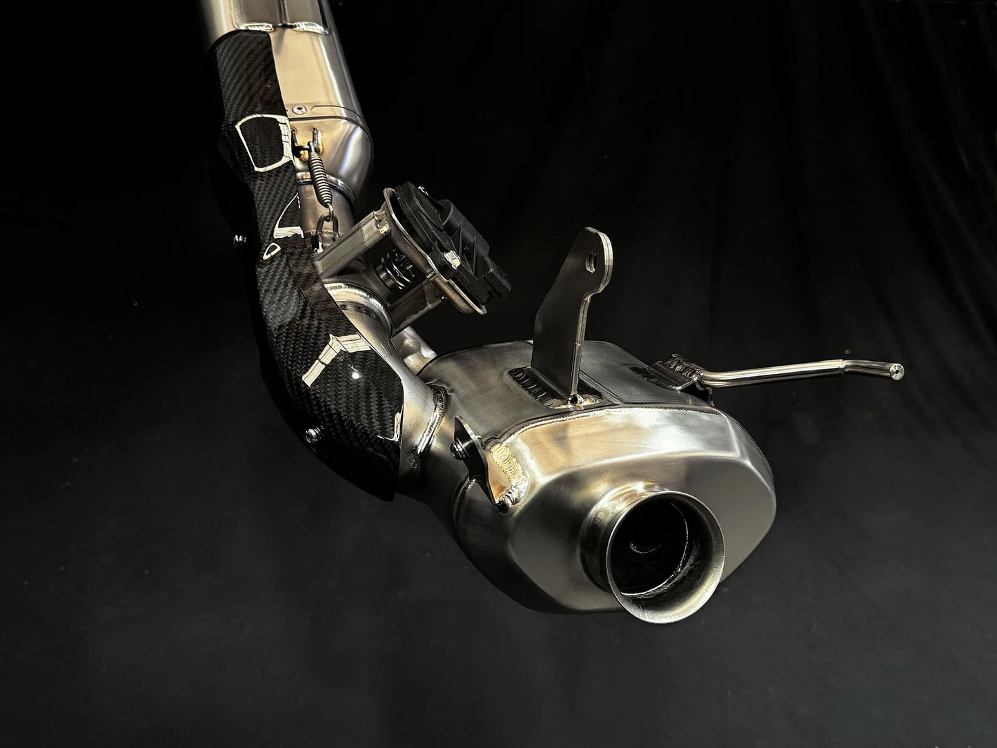 Vandemon Bimodal Titanium Stealth Slip-On Muffler Triumph Speed Triple 1200RS & RR 2021-2024