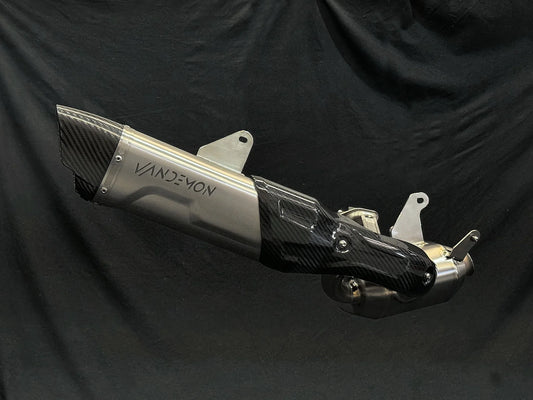 Vandemon Bimodal Titanium Stealth Slip-On Muffler Triumph Speed Triple 1200RS & RR 2021-2024