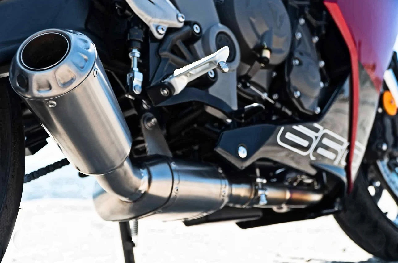 Vandemon Titanium Exhaust System Triumph Trident & Daytona 660 2020-2025