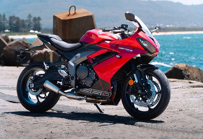 Vandemon Titanium Exhaust System Triumph Trident & Daytona 660 2020-2025