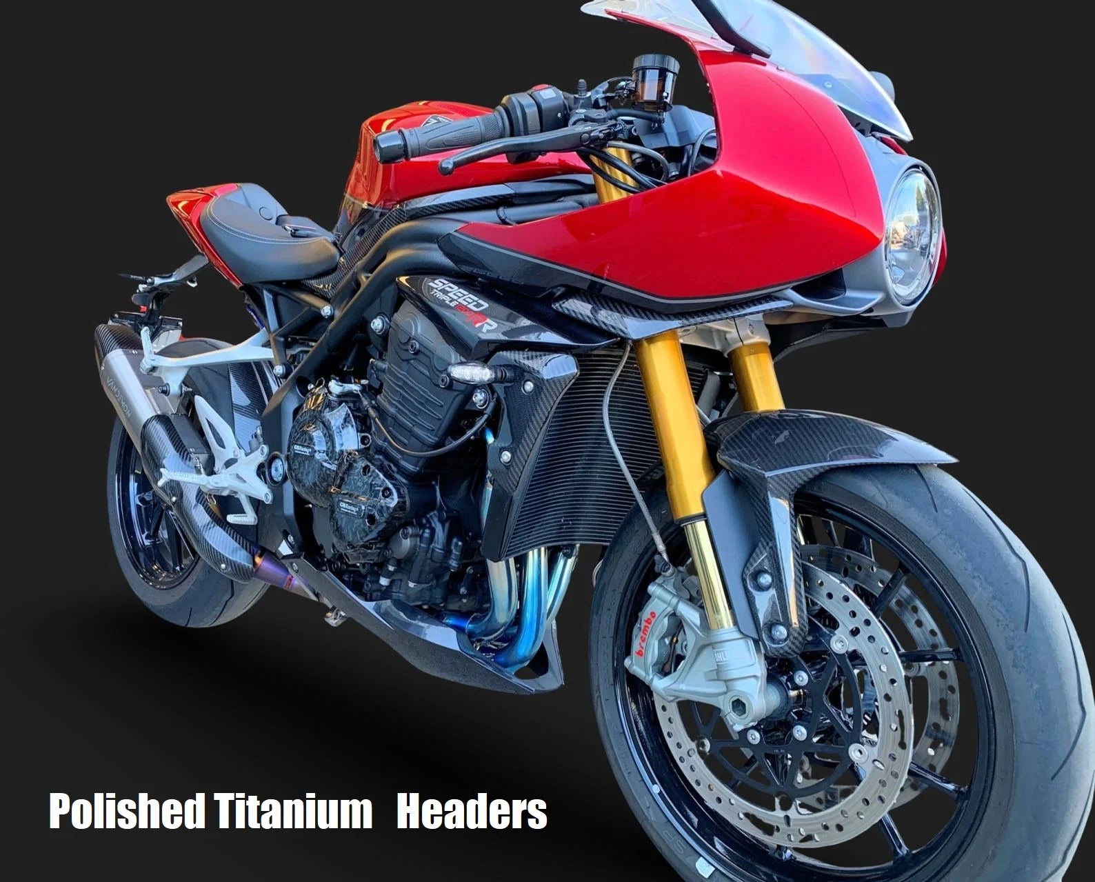 Vandemon Exhaust Headers and Link Pipe Triumph Speed Triple 1200 RS/RR/RX 2025-2026 - Adventure Parts