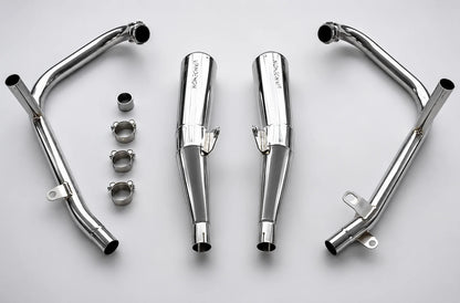 Vandemon Polished Titanium Exhaust Triumph Speed Twin 1200 2019-2024