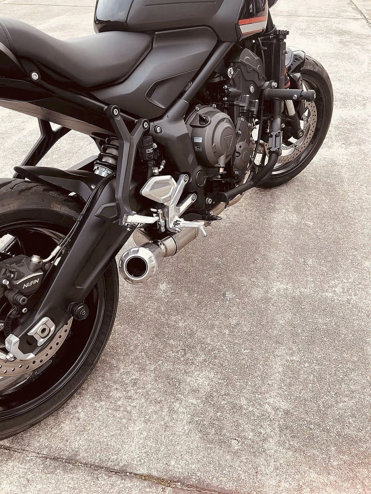 Vandemon Titanium Exhaust System Triumph Trident & Daytona 660 2020-2025