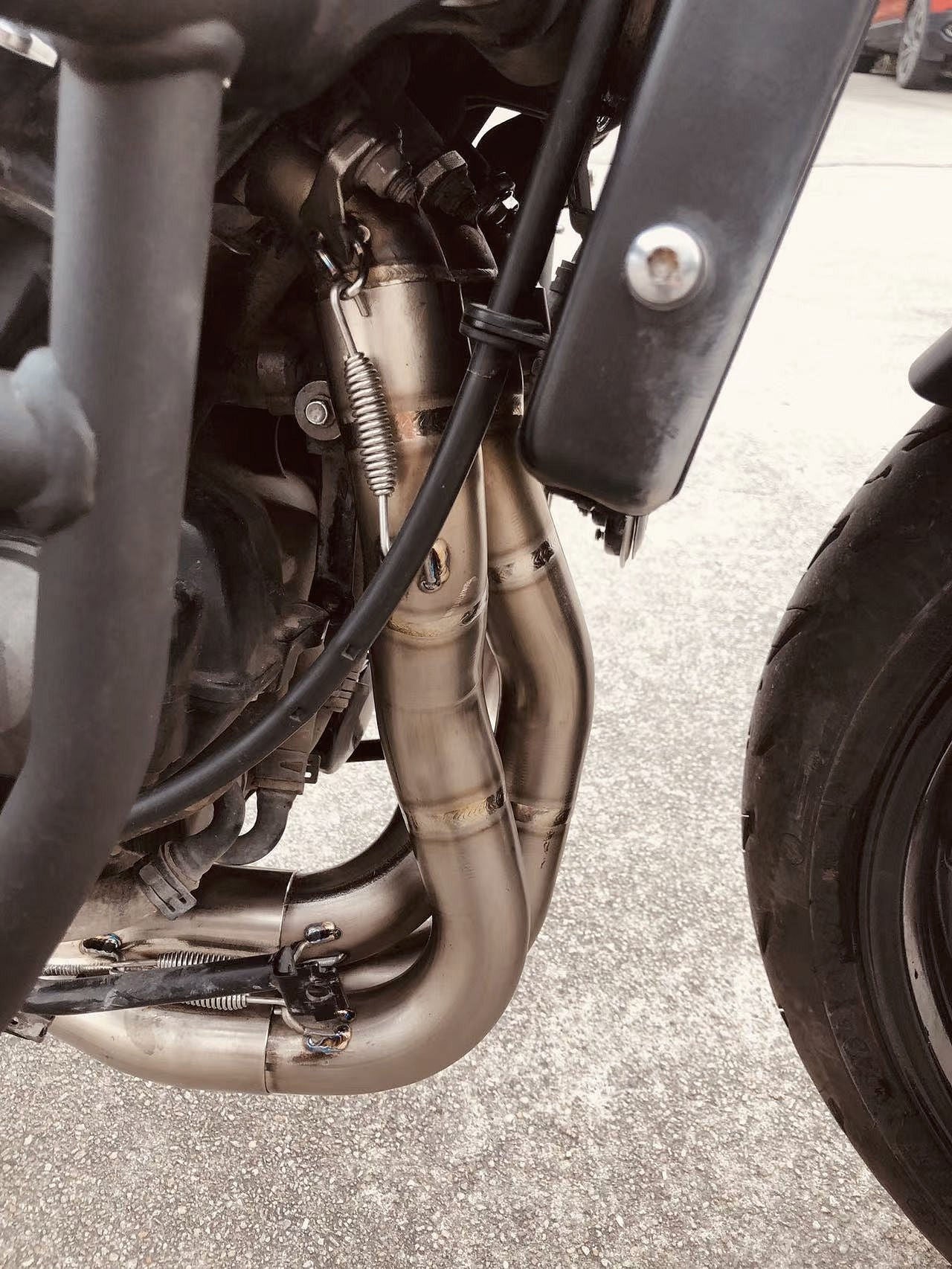 Vandemon Titanium Exhaust System Triumph Trident & Daytona 660 2020-2025