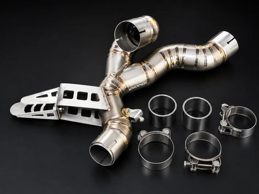 Vandemon Titanium Cat Delete Link Pipe Ducati Multistrada V4 2021-2024