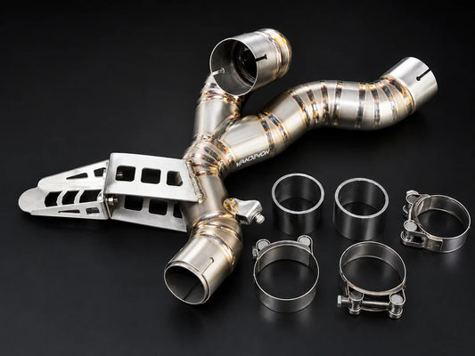 Vandemon Titanium Cat Delete Link Pipe Ducati Multistrada V4 2021-2024