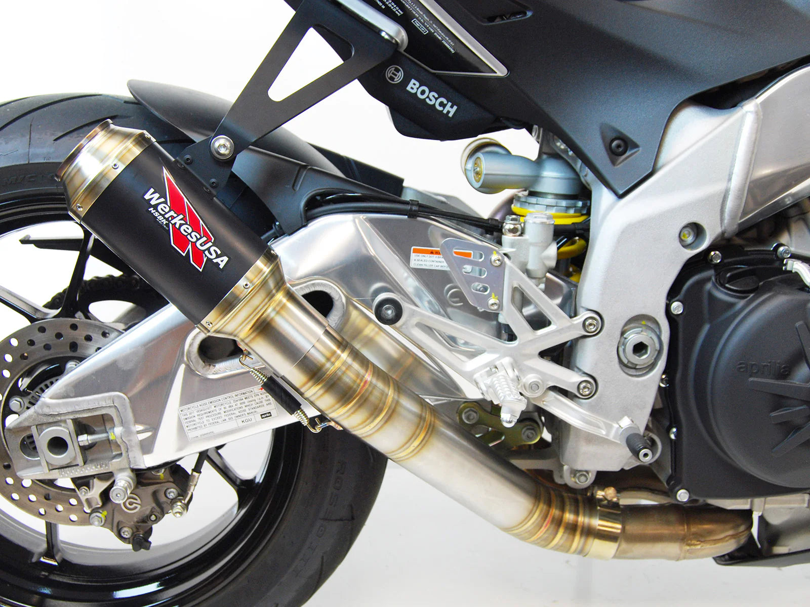 Competition Werkes Slip-On Exhaust Aprilia Tuono 2017+ - Adventure Parts