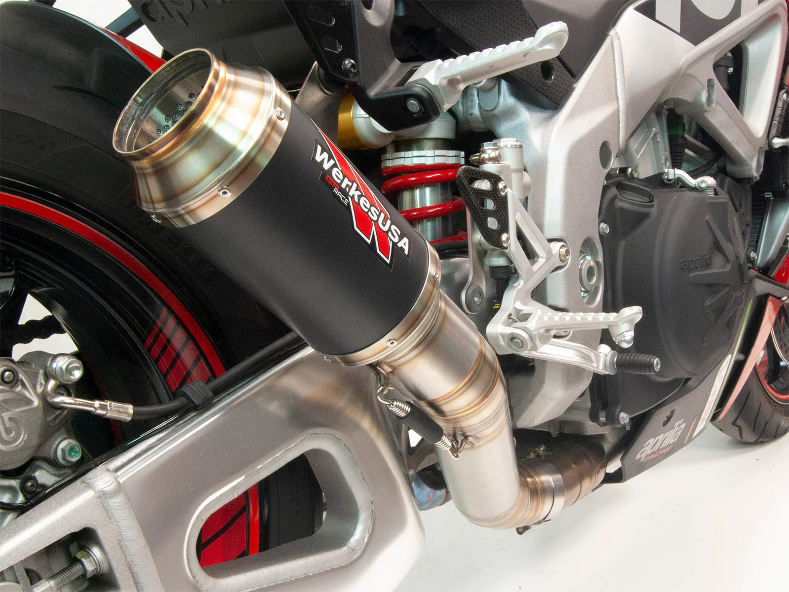 Competition Werkes Slip-On Exhaust Aprilia RSV4 Tuono 2021+ - Adventure Parts