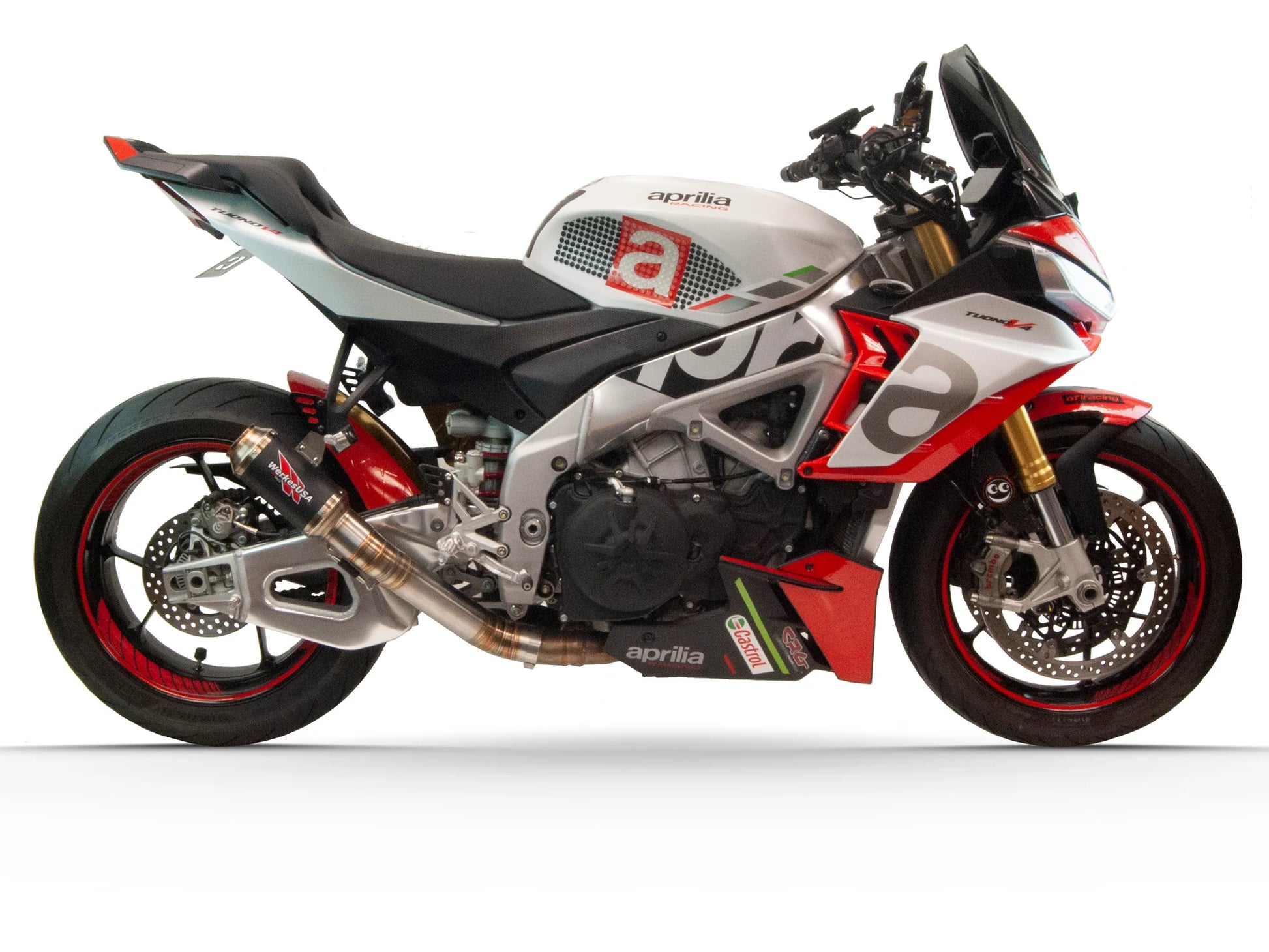 Competition Werkes Slip-On Exhaust Aprilia RSV4 Tuono 2021+ - Adventure Parts