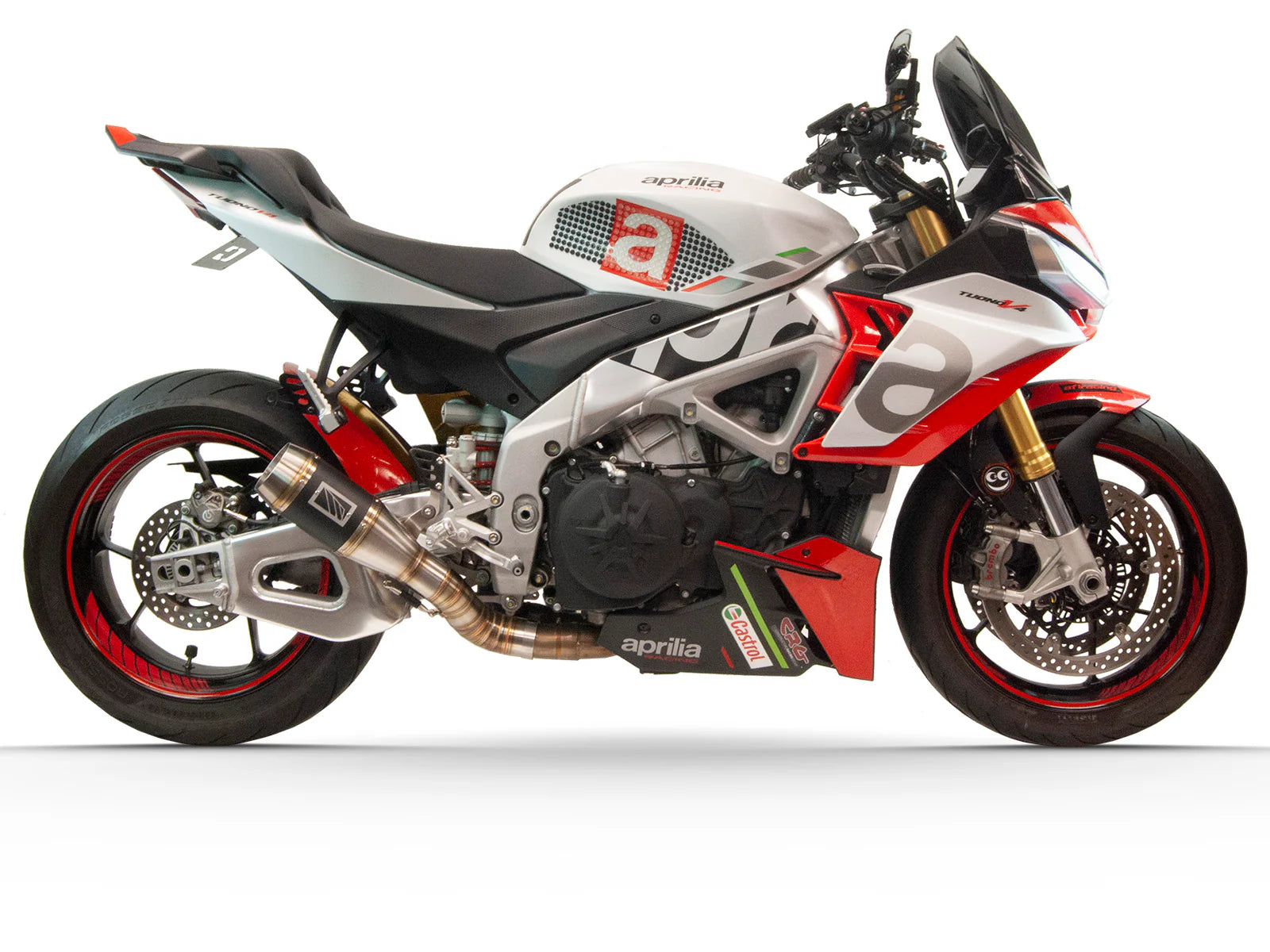 Competition Werkes Slip-On Exhaust Aprilia Tuono 2021+ - Adventure Parts