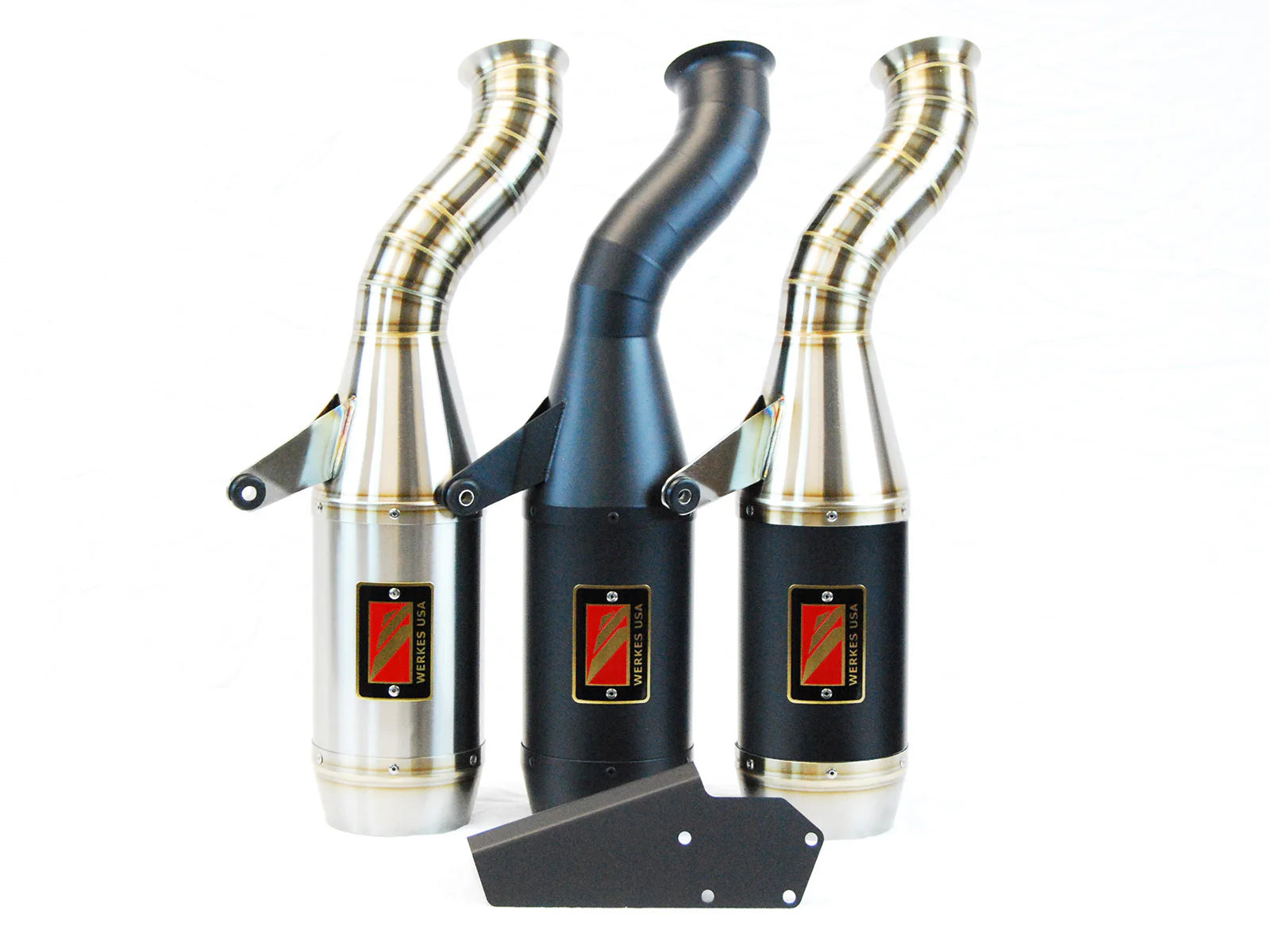 Competition Werkes Slip-On Exhaust Ducati Hypermotard Hyperstrada 821 2013-2016 - Adventure Parts