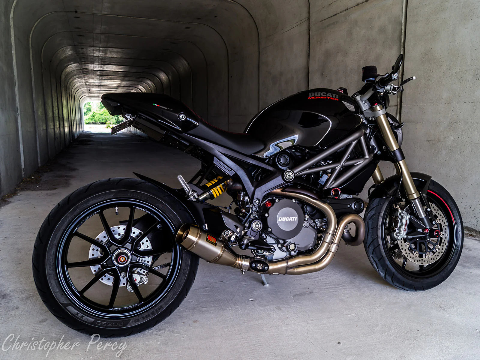 Competition Werkes Slip-On Exhaust Ducati Monster 1100 EVO 2011-2014 - Adventure Parts