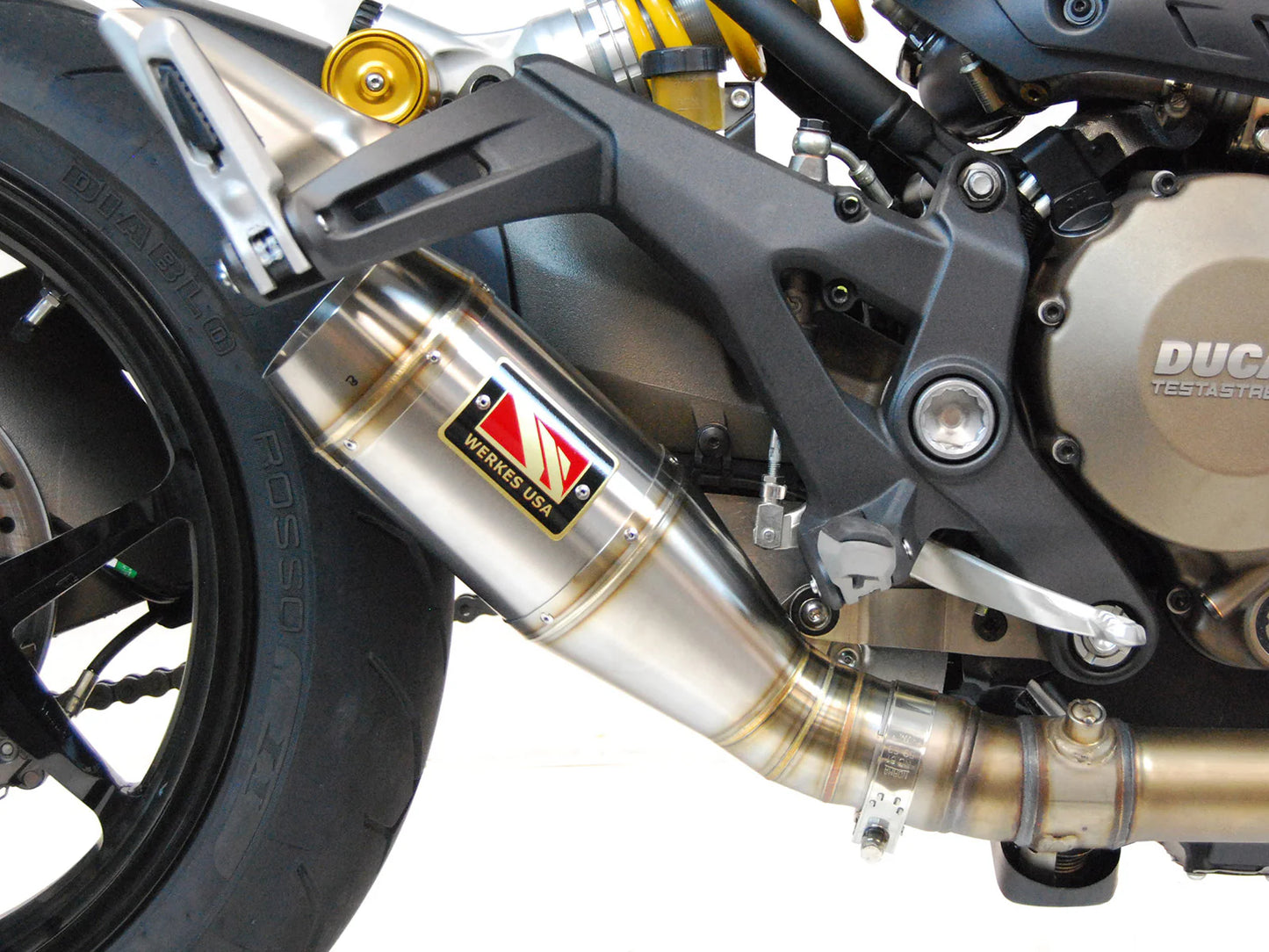 Competition Werkes Slip-On Exhaust Ducati Monster 821 1200 - Adventure Parts