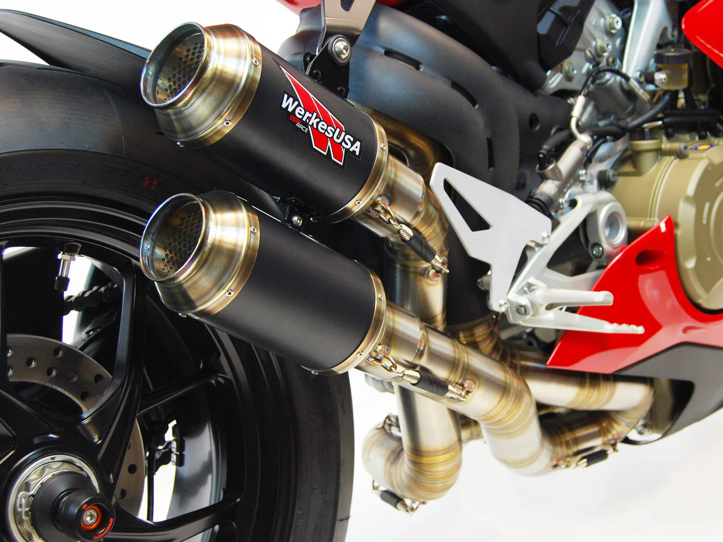 Competition Werkes Slip-On Exhaust Ducati Panigale V4 2018+ - Adventure Parts