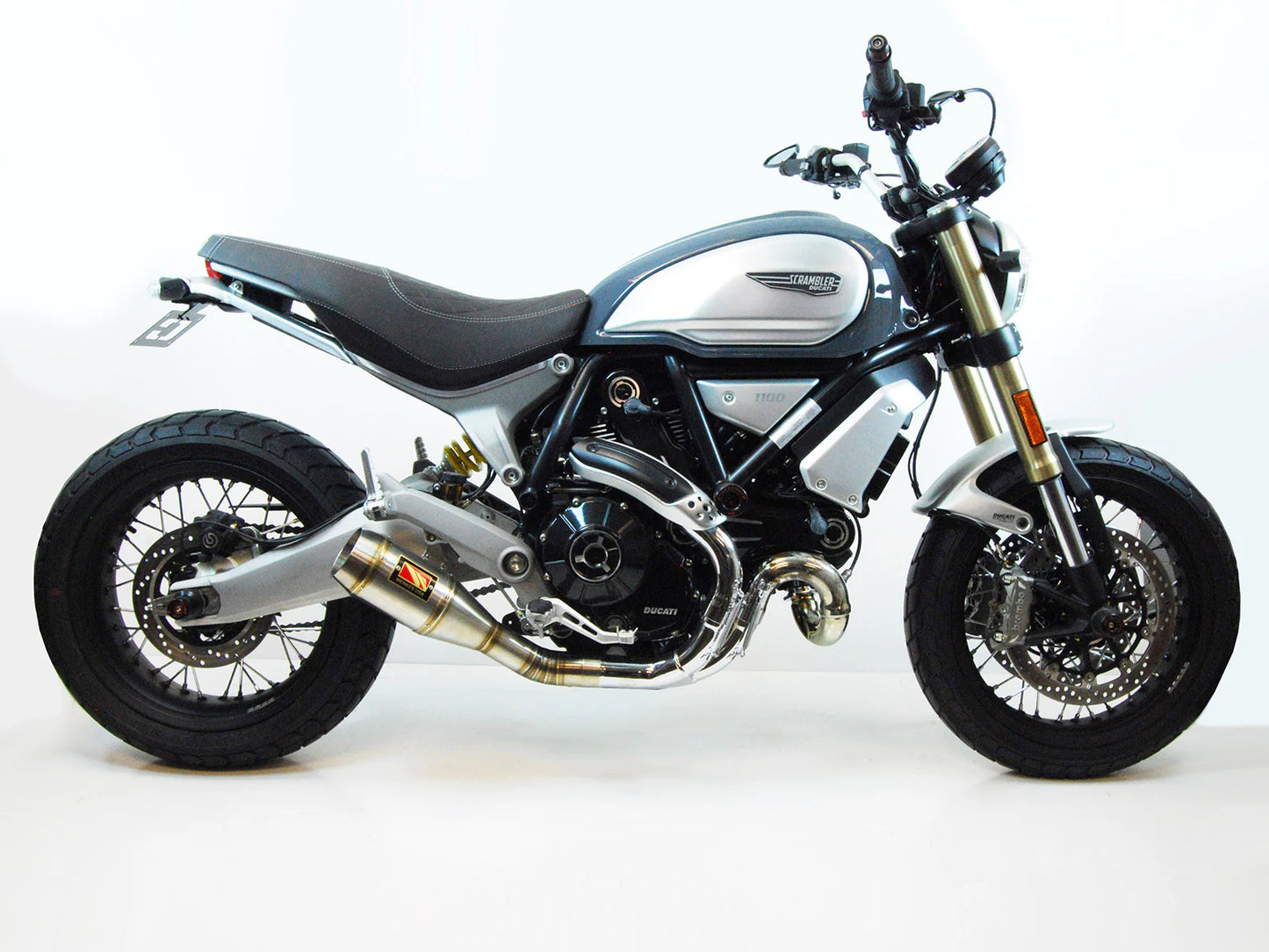 Competition Werkes Slip-On Exhaust Ducati Scrambler 1100 2018-2020 - Adventure Parts