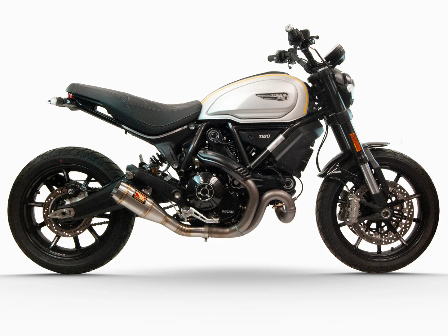 Competition Werkes Slip-On Exhaust Ducati Scrambler 1100 2021+ - Adventure Parts