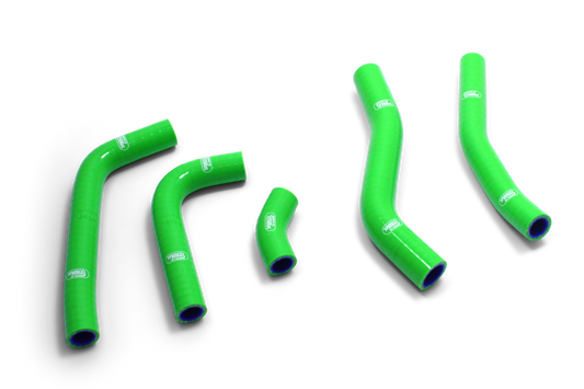 Samco Radiator Hose 5 Piece Kit Kawasaki KX 250 (4T) OEM Design 2021-2024 - Adventure Parts
