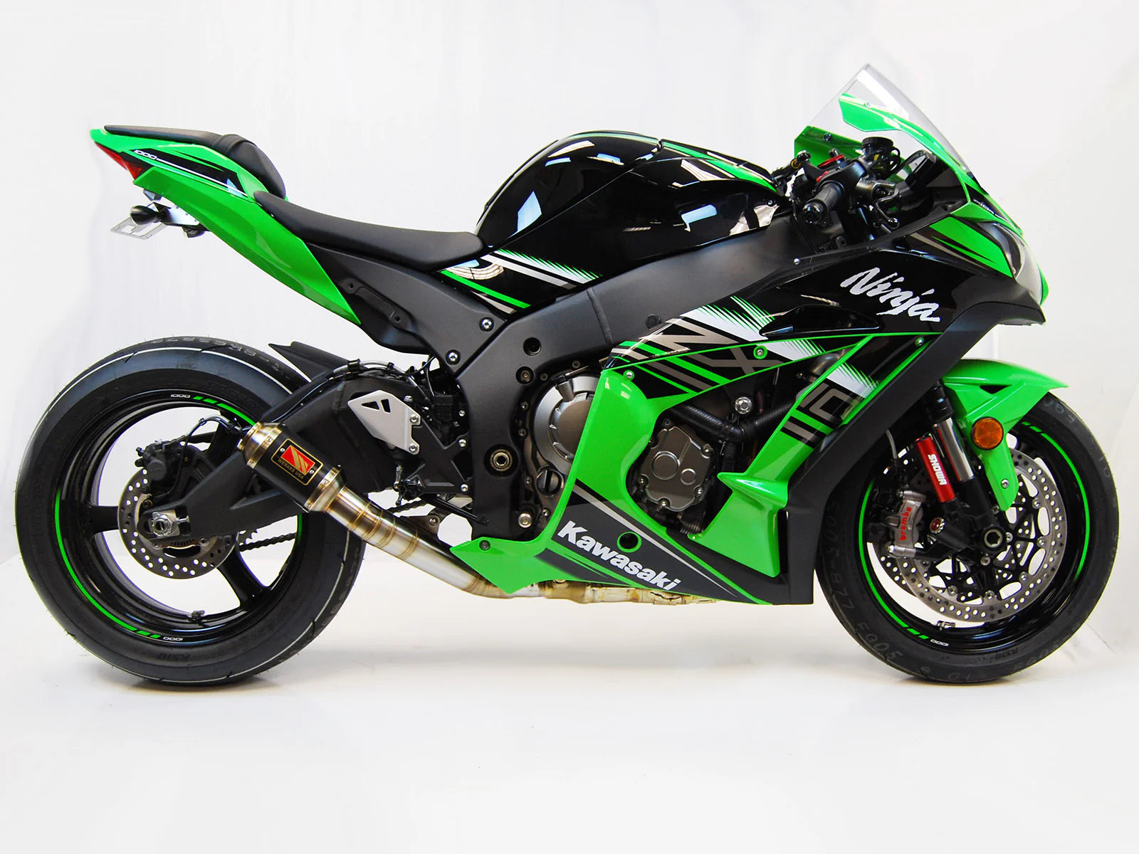 Competition Werkes Slip-On Exhaust Kawasaki ZX-10R 2016-2020 - Adventure Parts