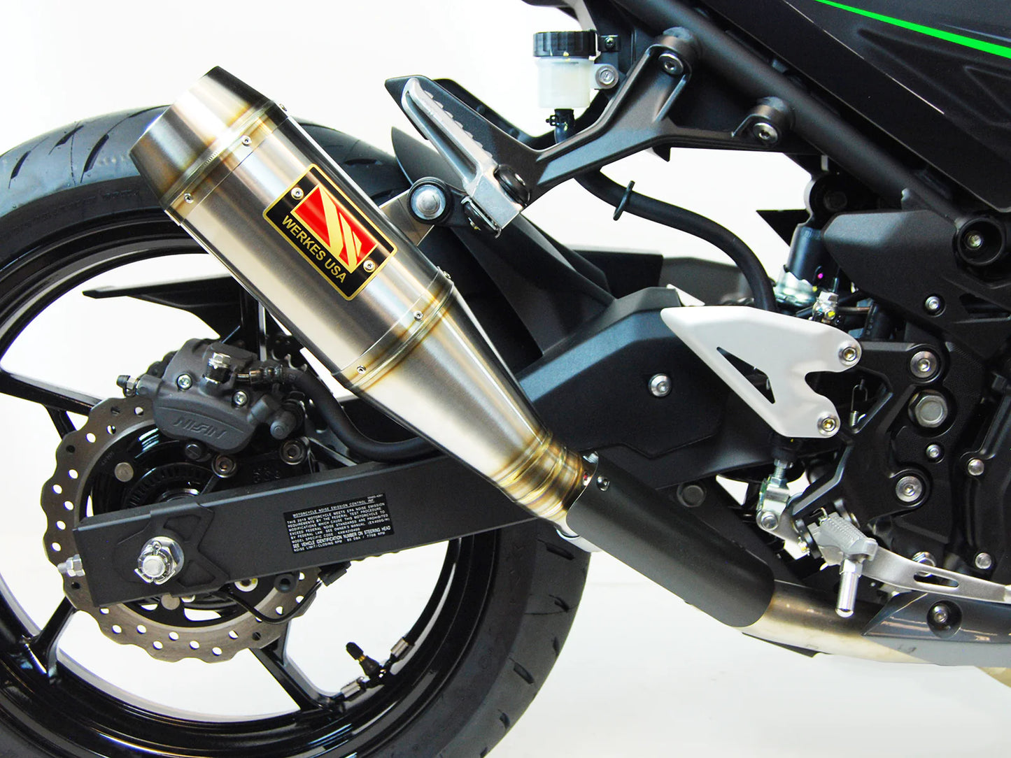 Competition Werkes Slip-On Exhaust Kawasaki Ninja 400 2018+ - Adventure Parts