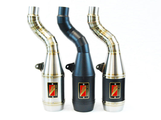 Competition Werkes Slip-On Exhaust Kawasaki ZX6R/RR 2005-2006 - Adventure Parts