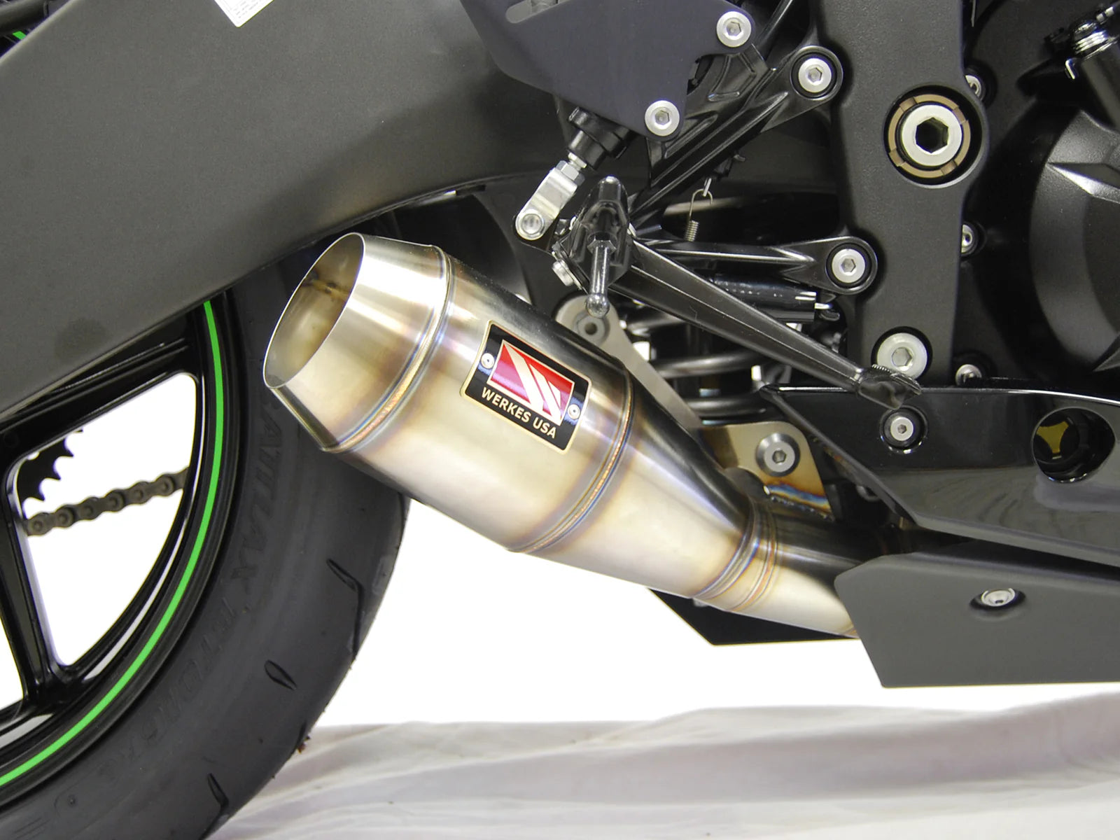 Competition Werkes Slip-On Exhaust Kawasaki ZX6R/RR 2009-2012 - Adventure Parts