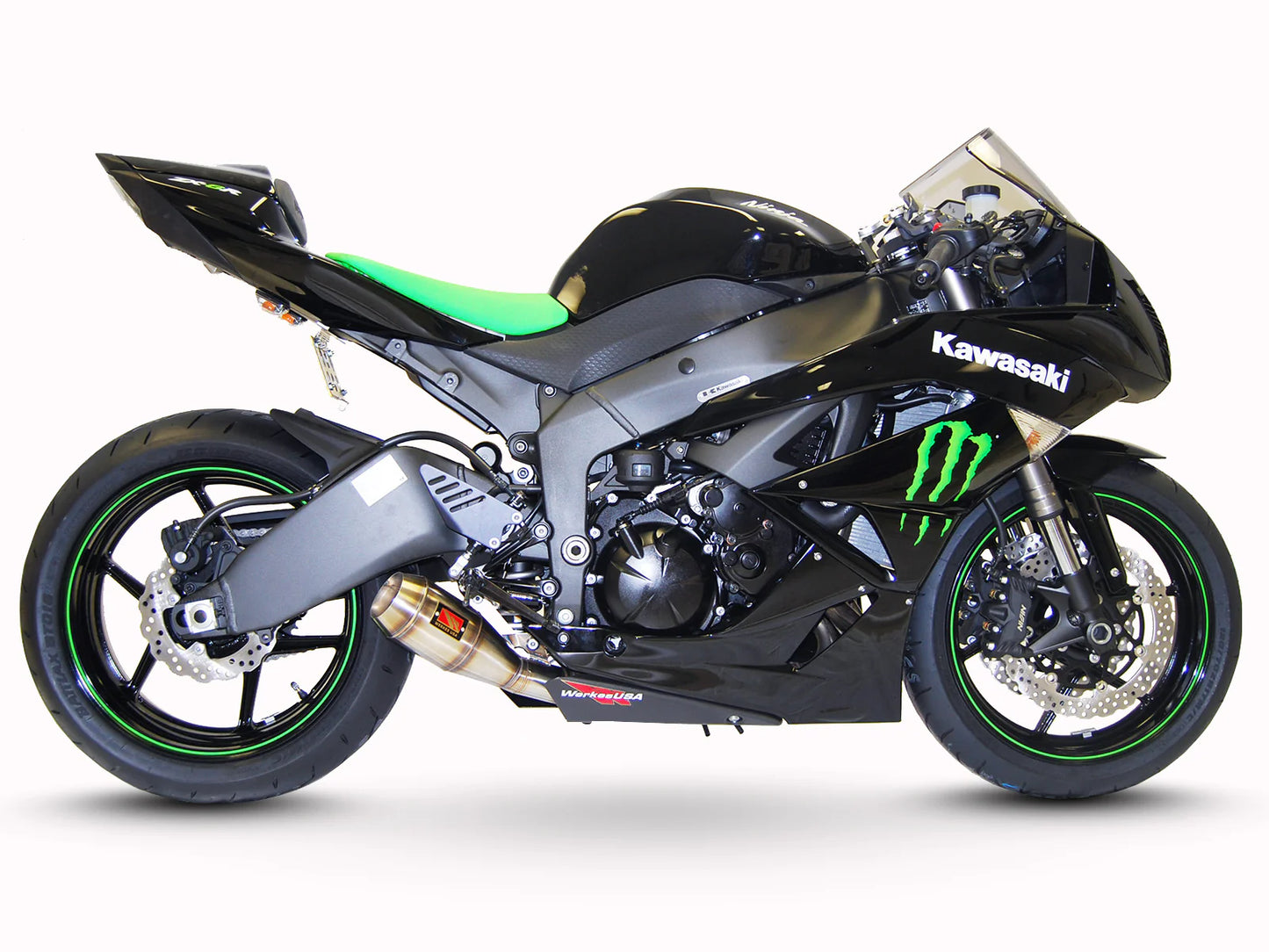 Competition Werkes Slip-On Exhaust Kawasaki ZX6R/RR 2009-2012 - Adventure Parts
