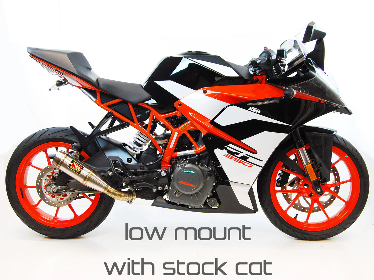 Competition Werkes Slip-On Exhaust KTM RC390 2017-2020 - Adventure Parts