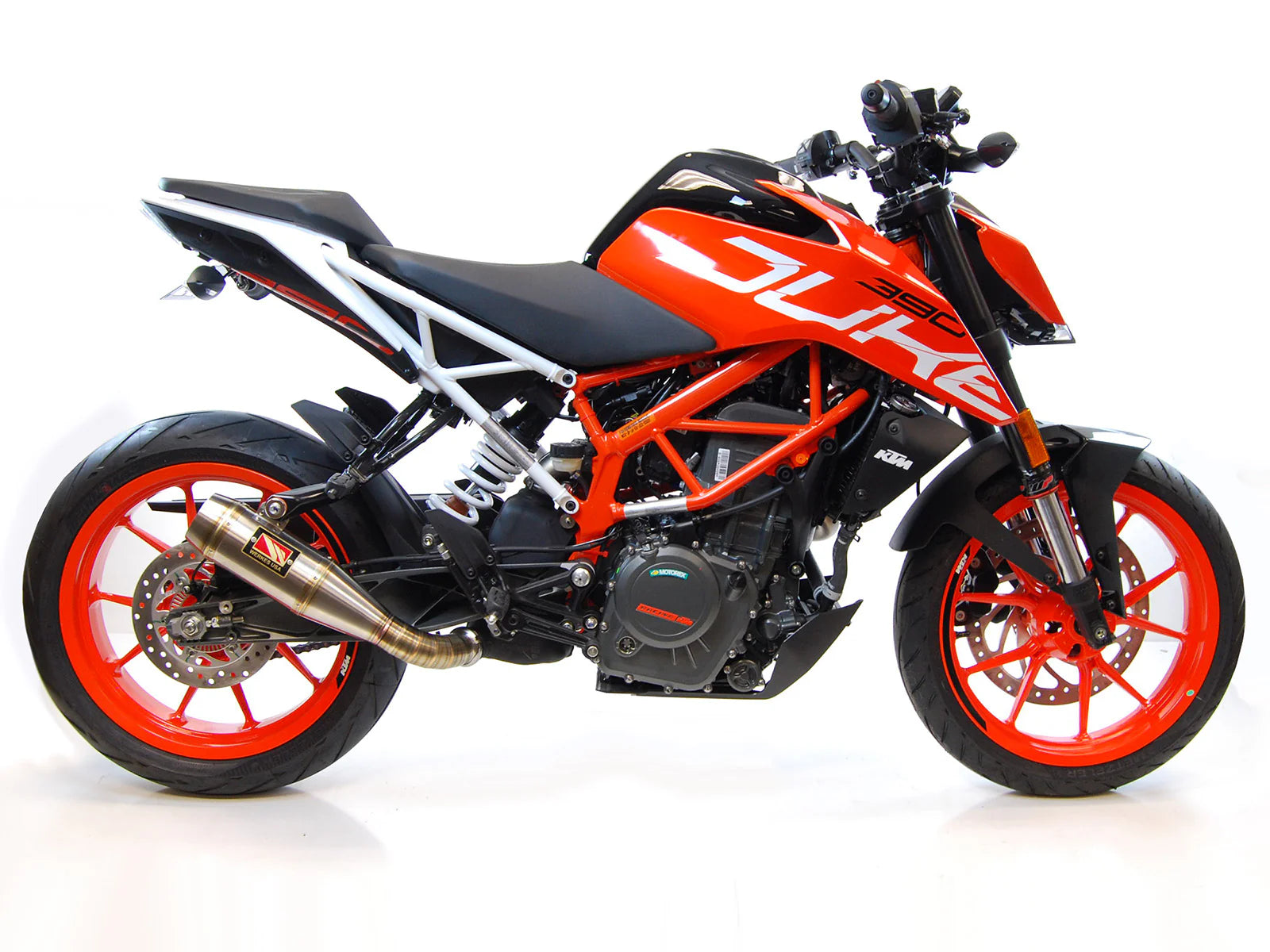 Competition Werkes Slip-On Exhaust KTM Duke 390 2017-2020 - Adventure Parts