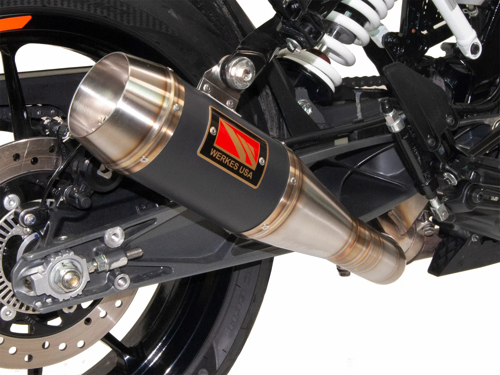 Competition Werkes Slip-On Exhaust KTM Duke 390 2021-2023 - Adventure Parts