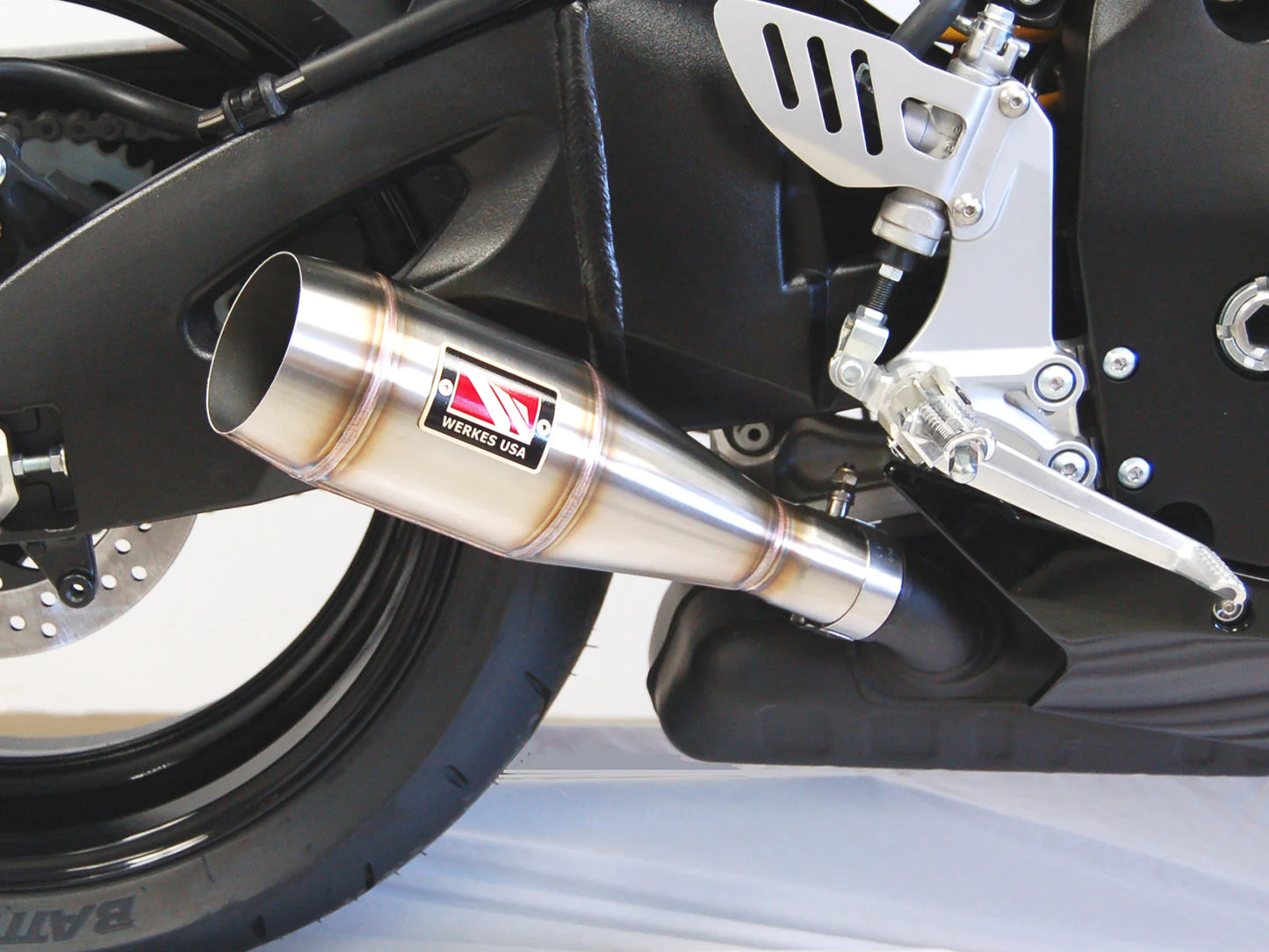 Competition Werkes Slip-On Exhaust Baffled Suzuki GSX-R750 2008-2010 - Adventure Parts