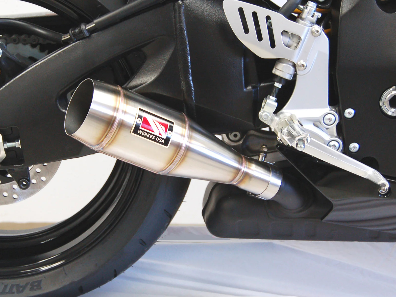 Competition Werkes Slip-On Exhaust No Baffle Suzuki GSX-R750 2008-2010 - Adventure Parts