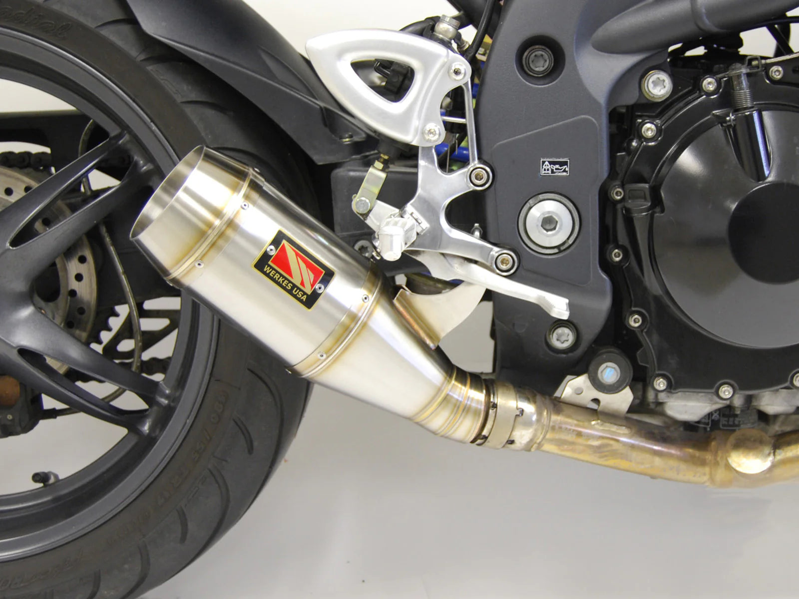 Competition Werkes Slip-On Exhaust Rear O2 Triumph Speed Triple 2005-2007 - Adventure Parts