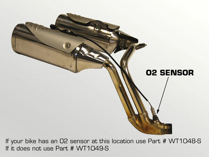 Competition Werkes Slip-On Exhaust Rear O2 Triumph Speed Triple 2005-2007 - Adventure Parts