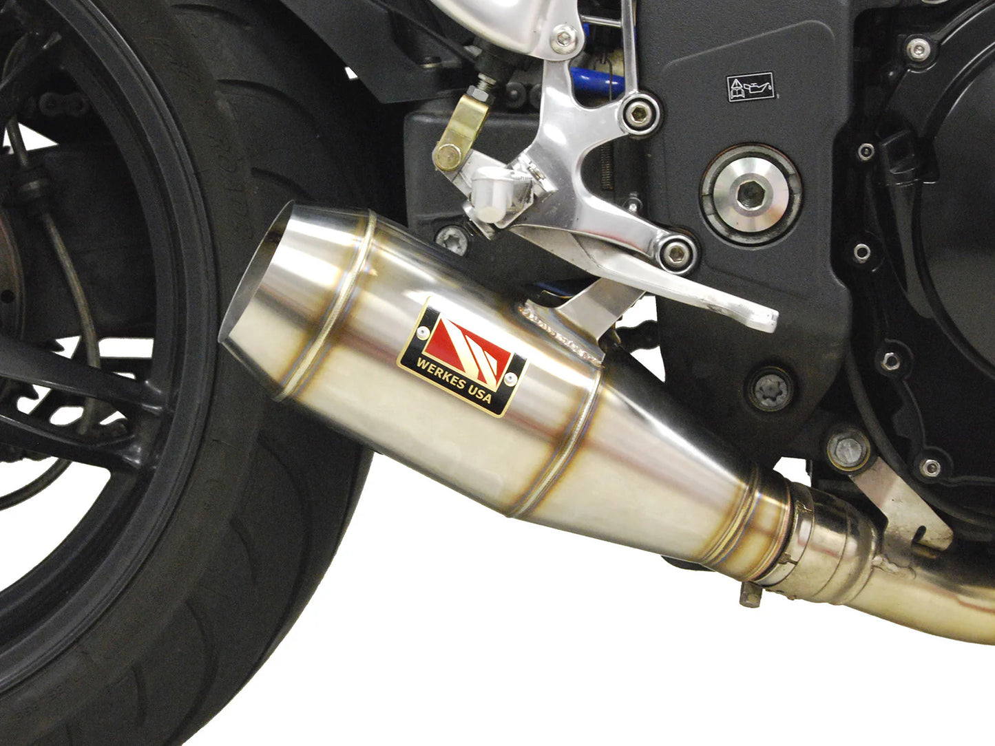 Competition Werkes Slip-On Exhaust Front O2 Triumph Speed Triple 2005-2007 - Adventure Parts