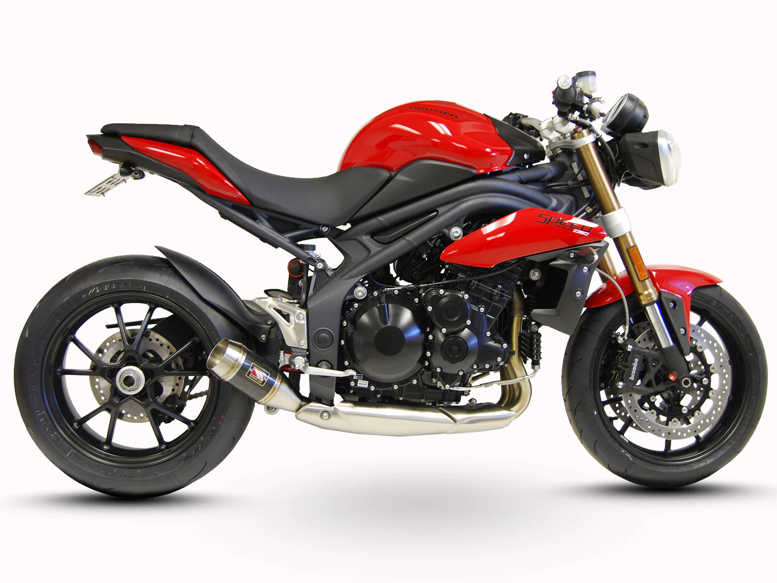 Competition Werkes Slip-On Exhaust Triumph Speed Triple 2011-2015 - Adventure Parts