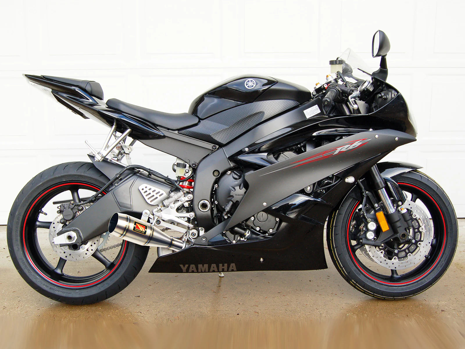 Competition Werkes Slip-On Exhaust Baffled Yamaha YZF R6/S 2006-2016 - Adventure Parts