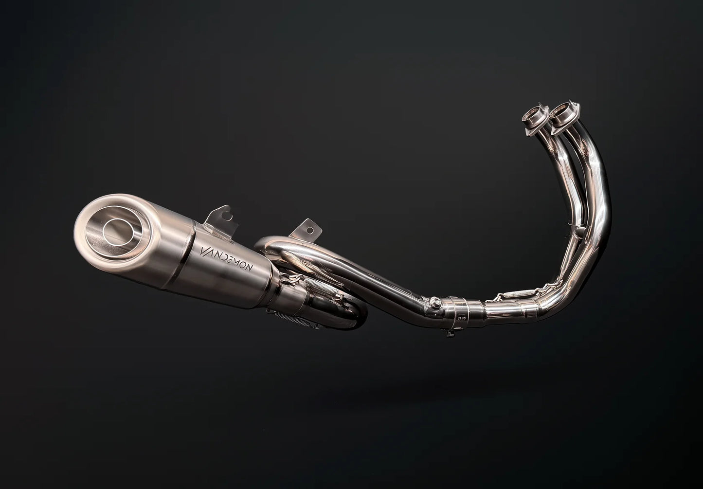 Vandemon Titanium Slash Cut Exhaust System Yamaha YZF R7 2021-2025