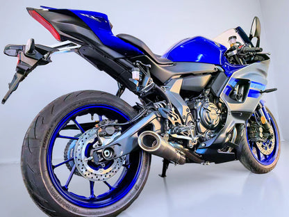 Vandemon Titanium Slash Cut Exhaust System Yamaha YZF R7 2021-2024 - Adventure Parts