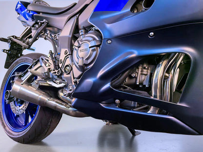 Vandemon Titanium Slash Cut Exhaust System Yamaha YZF R7 2021-2024 - Adventure Parts