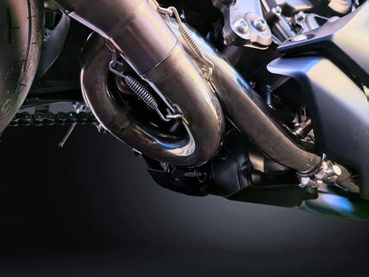 Vandemon Titanium Slash Cut Exhaust System Yamaha YZF R7 2021-2025