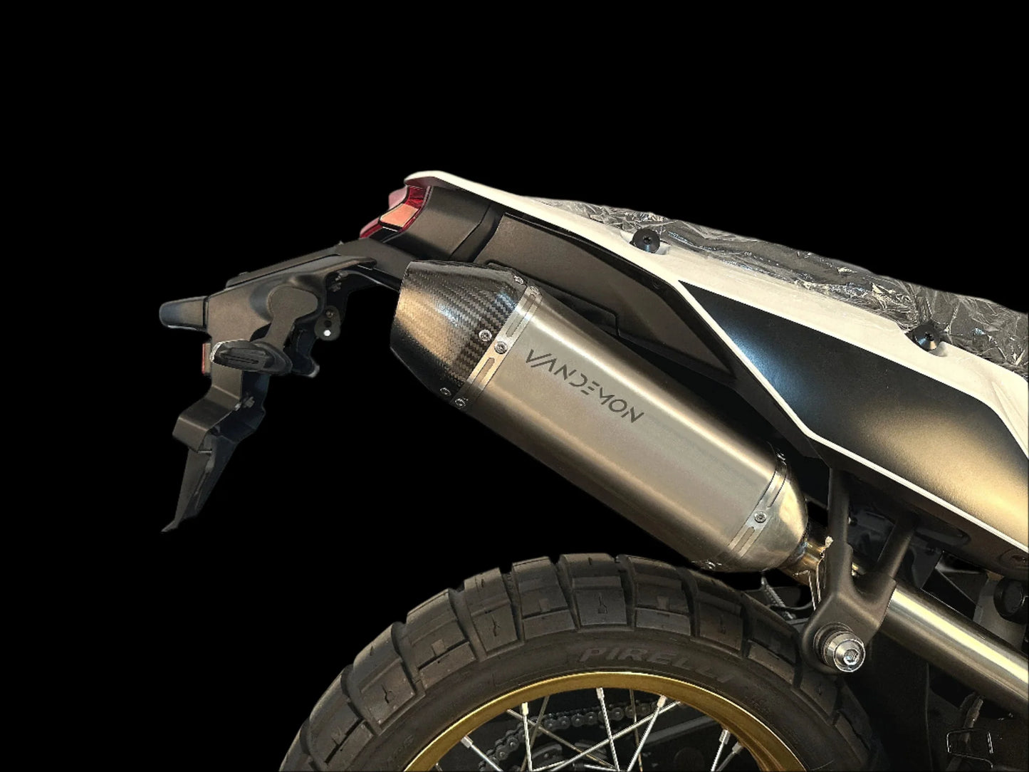 Vandemon Full Titanium Exhaust System Yamaha Tenere 700 Adventure 2019-2025