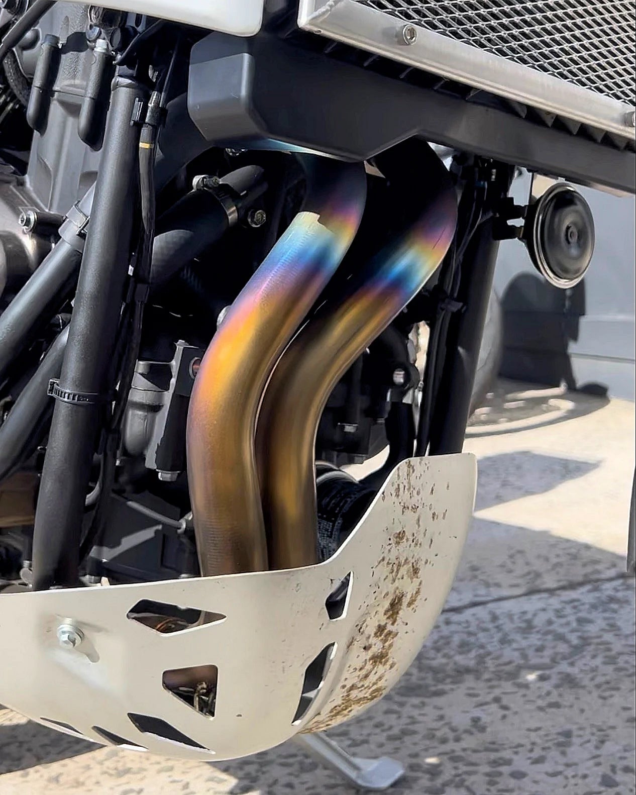 Vandemon Full Titanium Exhaust System Yamaha Tenere 700 Adventure 2019-2025