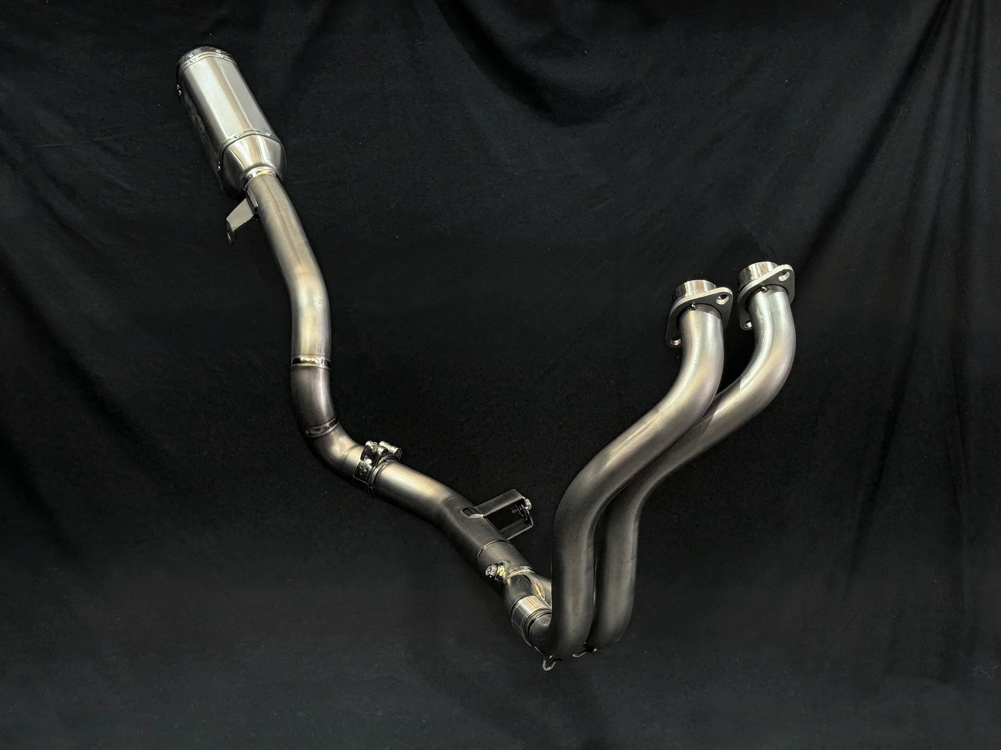 Vandemon Full Titanium Exhaust System Yamaha Tenere 700 Adventure 2019-2025