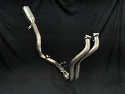Vandemon Full Titanium Exhaust System Yamaha Tenere 700 Adventure 2019-2025